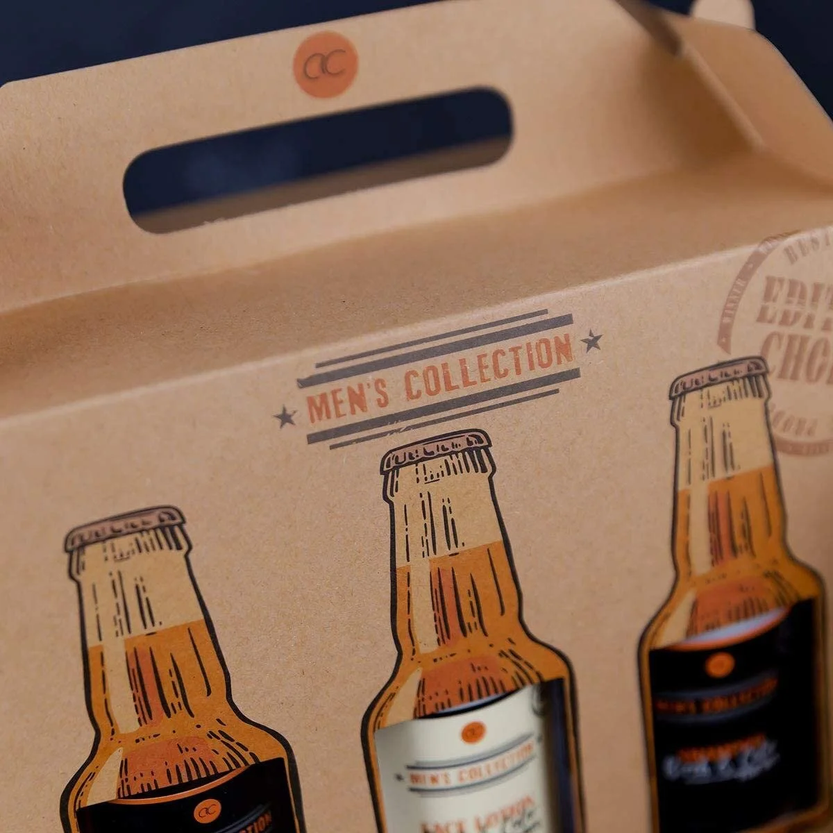 Подарунковий набір для чоловіків Collection Six Pack 7 предметів – Набір для догляду у вигляді пивної пляшки, фото №2