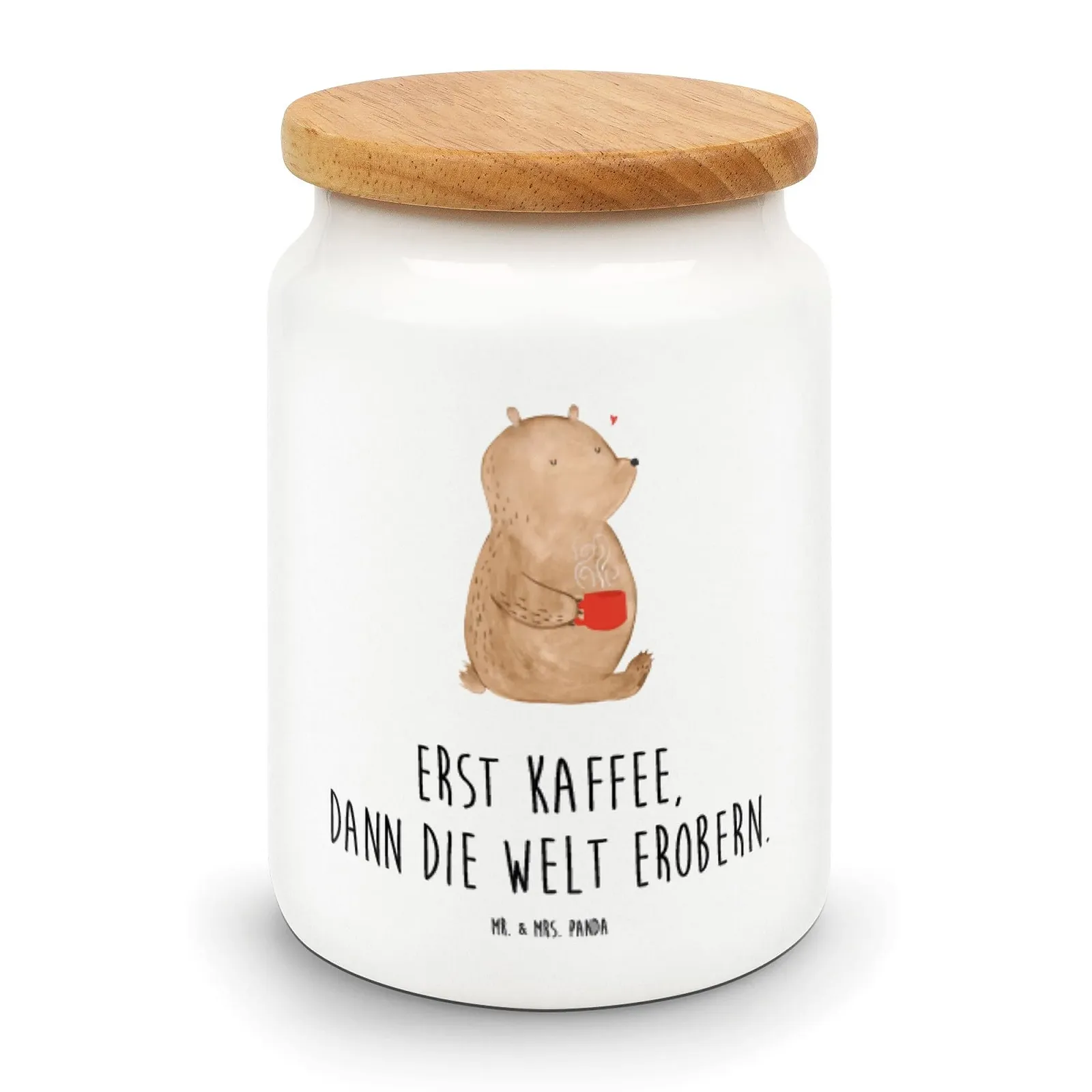 Керамічна ємність Mr. & Mrs. Panda Bear Coffee Ceramic Jar, фото №1 Керамічна ємність Mr. & Mrs. Panda Bear Coffee Ceramic Jar, фото №1