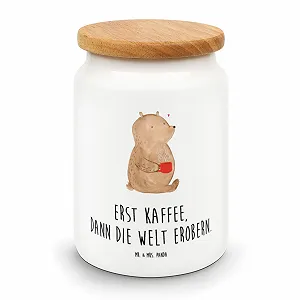 Керамічна ємність Mr. & Mrs. Panda Bear Coffee Ceramic Jar - Фото 1