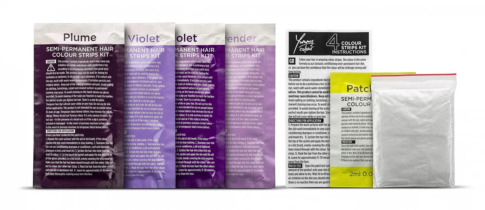 Напівперманентна фарба для волосся Stargazer Products Strip Kit Yummy Colour Vilottes Ombre 40 мл, фото №4