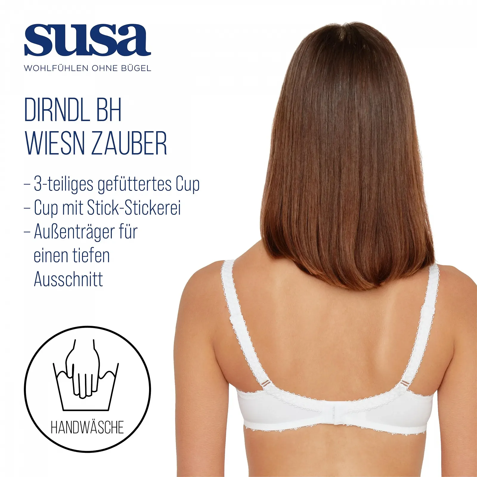 Бюстгальтер Push-Up SUSA Wiesn-Zauber Dirndl з кісточками об'ємні чашки з 3 частин, фото №3 Бюстгальтер Push-Up SUSA Wiesn-Zauber Dirndl з кісточками об'ємні чашки з 3 частин, фото №3