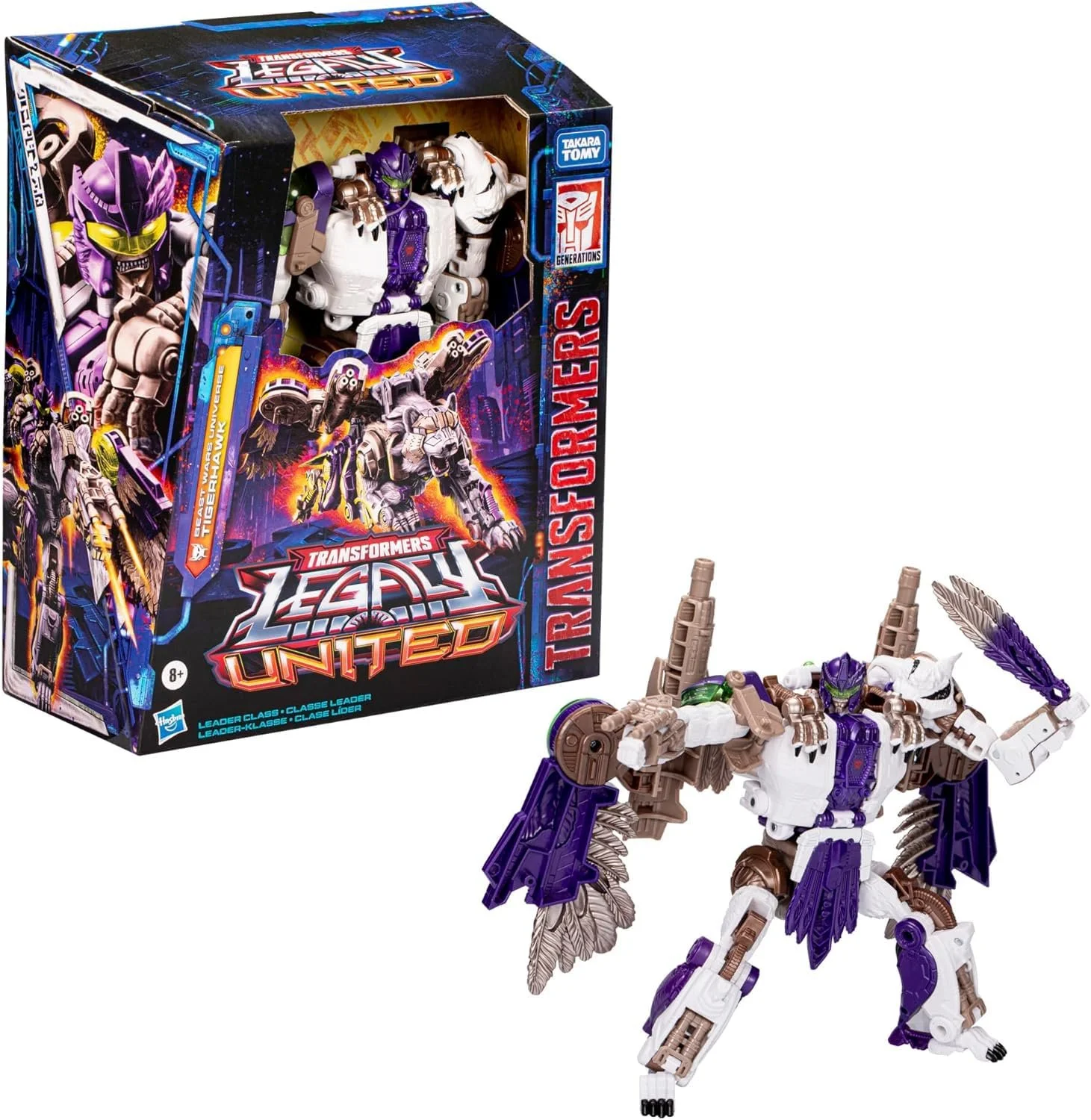 Фігурка Transformers Legacy United Leader Class Beast Wars Universe Tigerhawk 19 см, фото №4