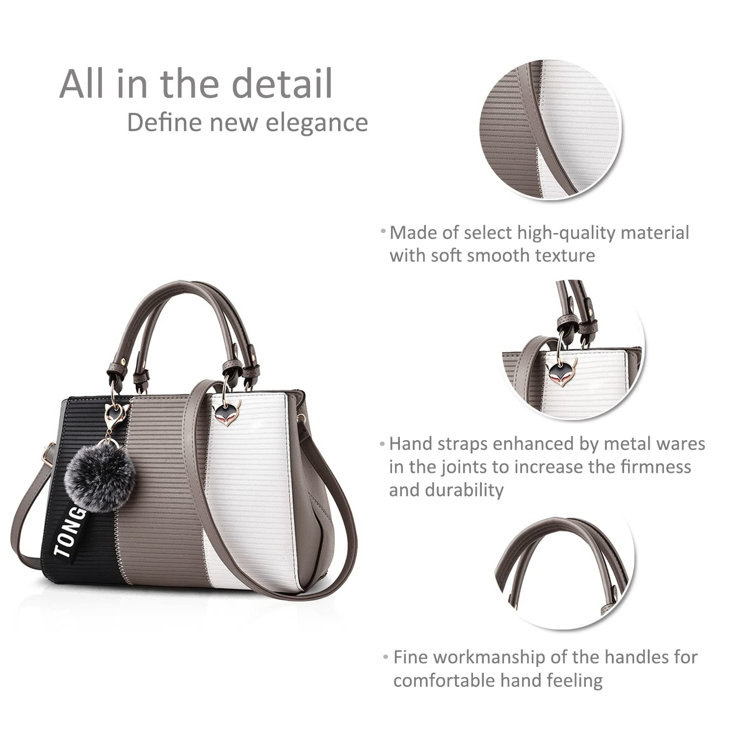 Женская Сумка NICOLE&DORIS PU, фото №6 Женская Сумка NICOLE&DORIS PU, фото №6