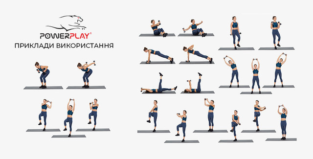 Набір гантелей в кейсі 6 кг PowerPlay 4103 SKL24-277272, фото №5