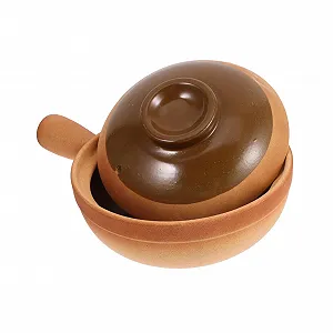Горшок для приготовления Garneck Chinese Clay Pot керамический с крышкой - Фото 1