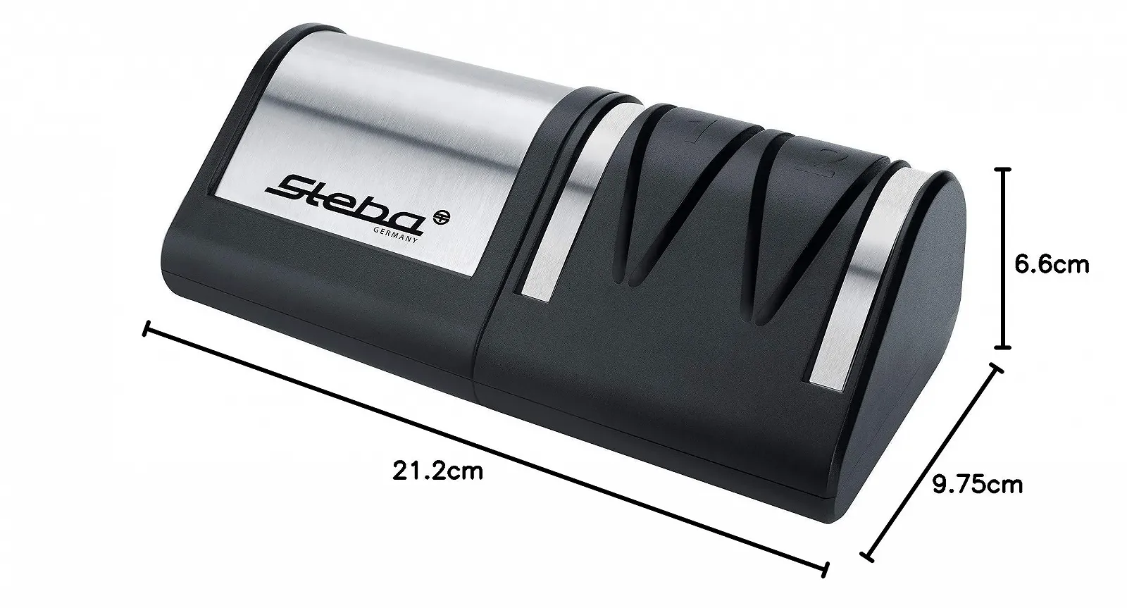 Точило для ножів Steba Germany KS1 Diamond Grinding Wheels чорний, сріблястий, фото №6