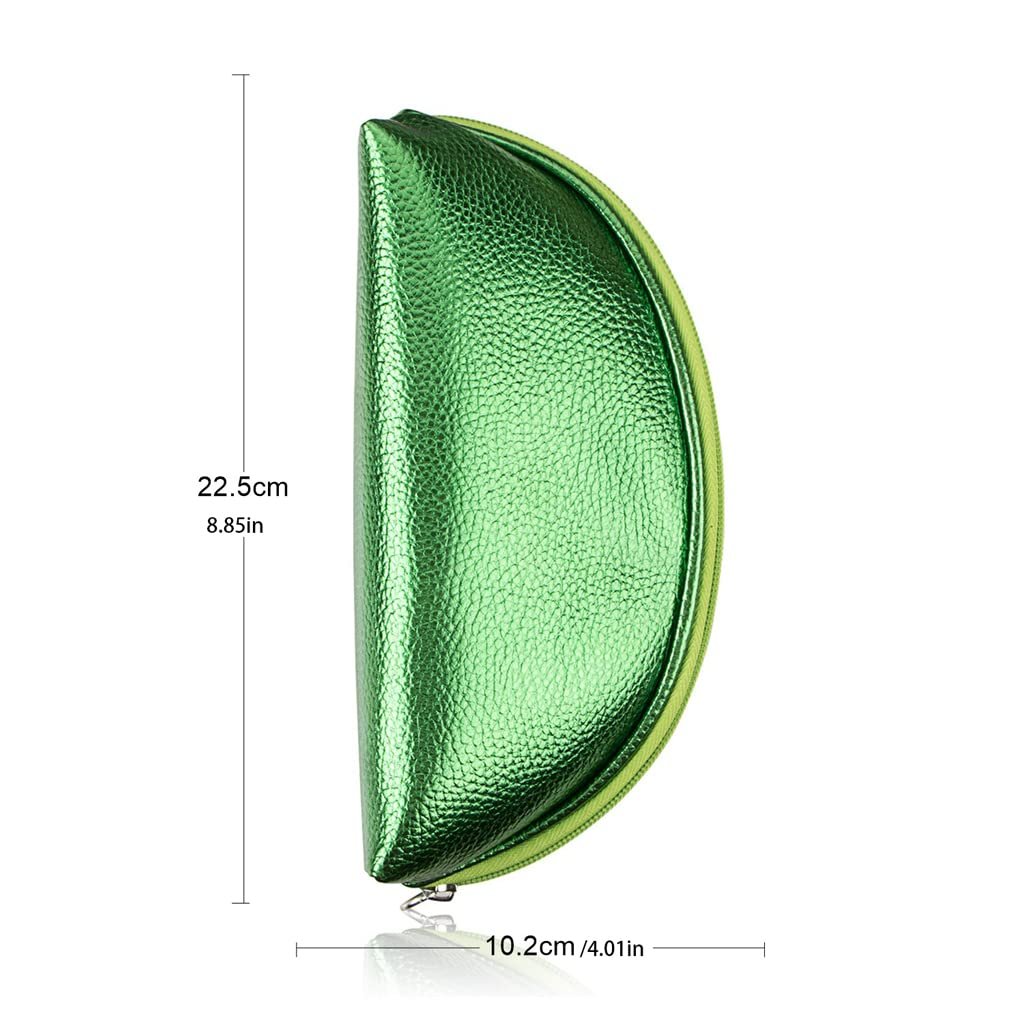 Набір кистей для макіяжу Fashion 7 шт. Matcha Green з косметичкою для змішування пудри, для очей, обличчя, кисті з блискітками, набір інструментів для макіяжу, кисті з кришталевою ручкою, фото №7