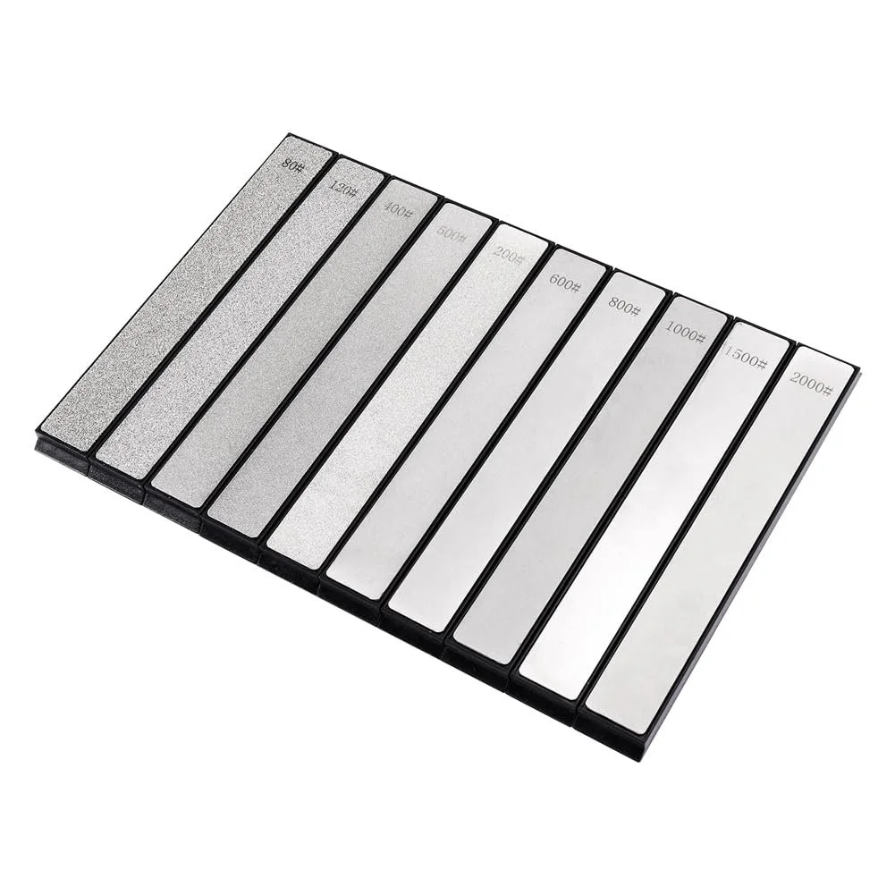 Набір алмазних точильних каменів Malloy 10 шт. зернистість 80-2000, фото №5