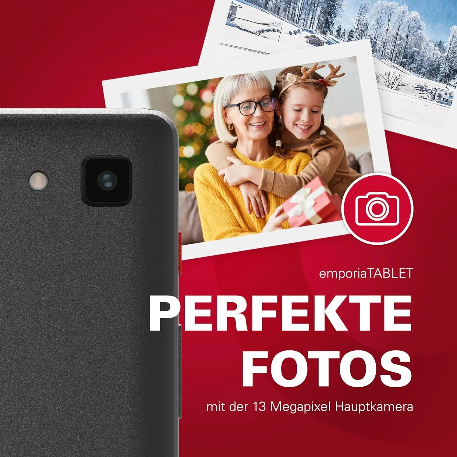 Планшет 10.1" Full HD Emporia TAB1 4/32GB 4G 1-SIM 8 ядер Android 11 5000 mAh Сірий, фото №4