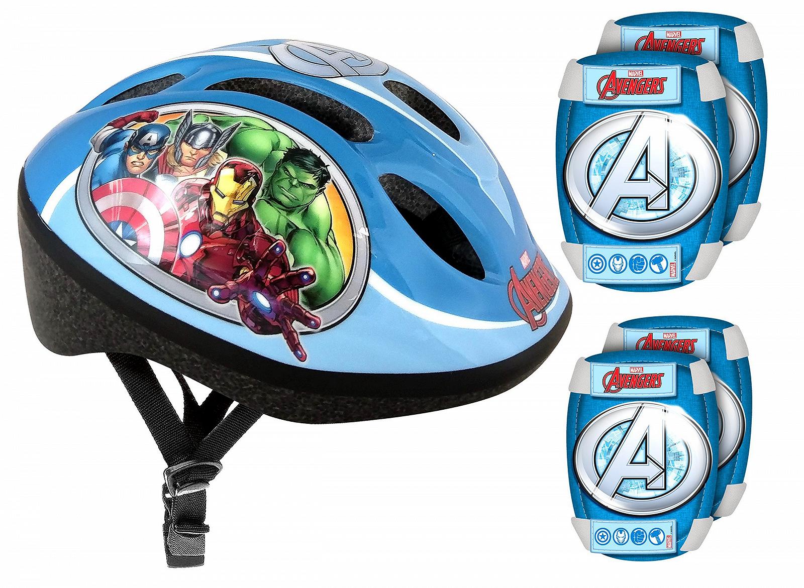 Комплект: Шлем Avengers av299507, защита коленей и локтей, фото №1