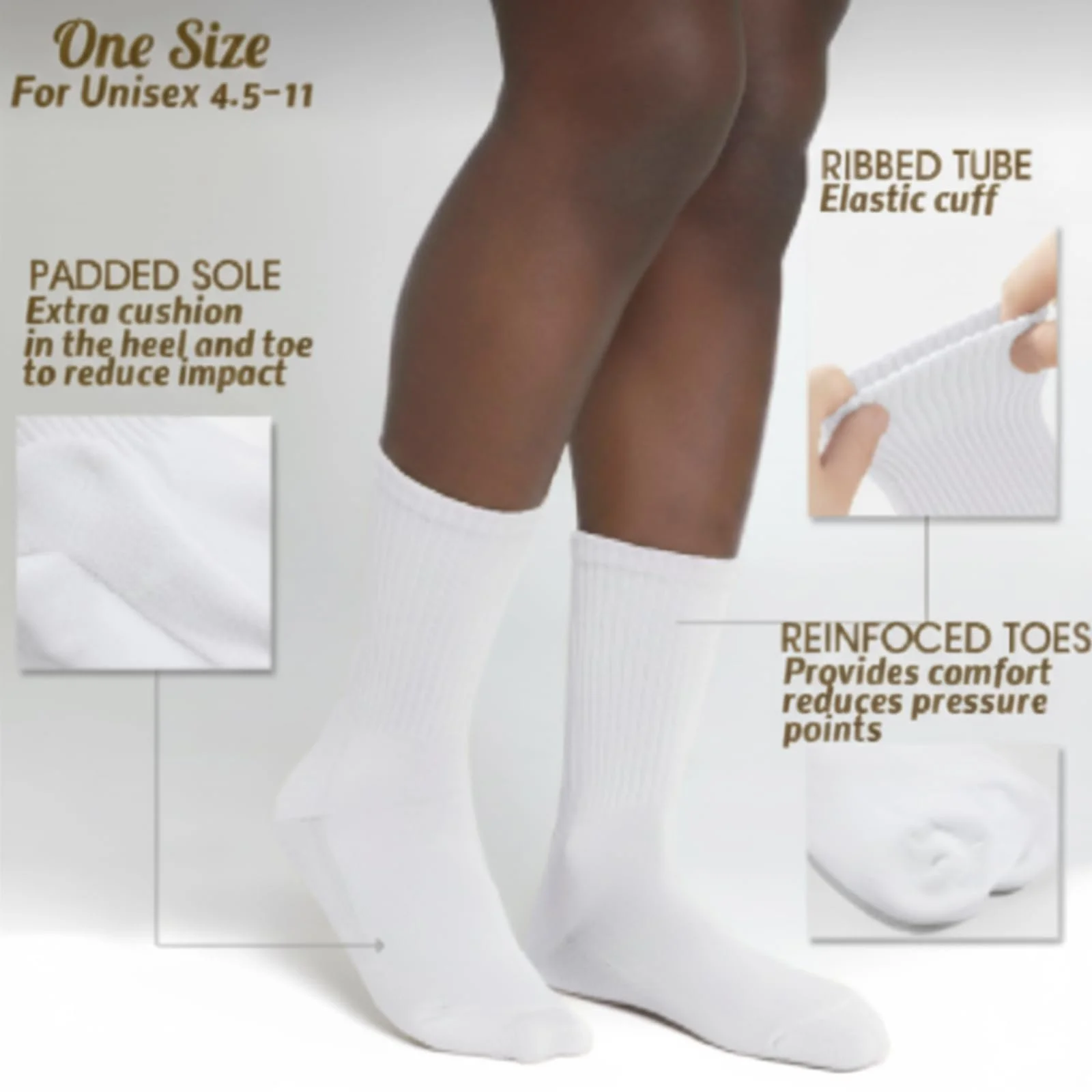 Набор женских носков Retro Crew, 5 пар, фото №6