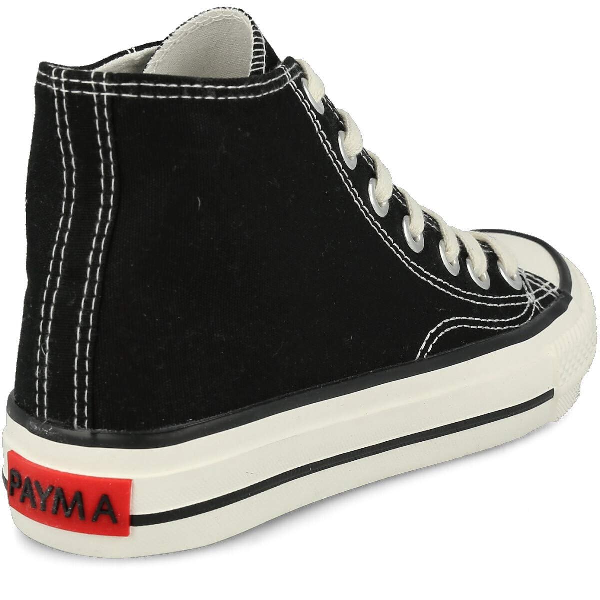 Кеди PAYMA Текстильні парусинові жіночі чоловічі Hi-Top Low Top Low High Прості та на платформі Гумова підошва, фото №4