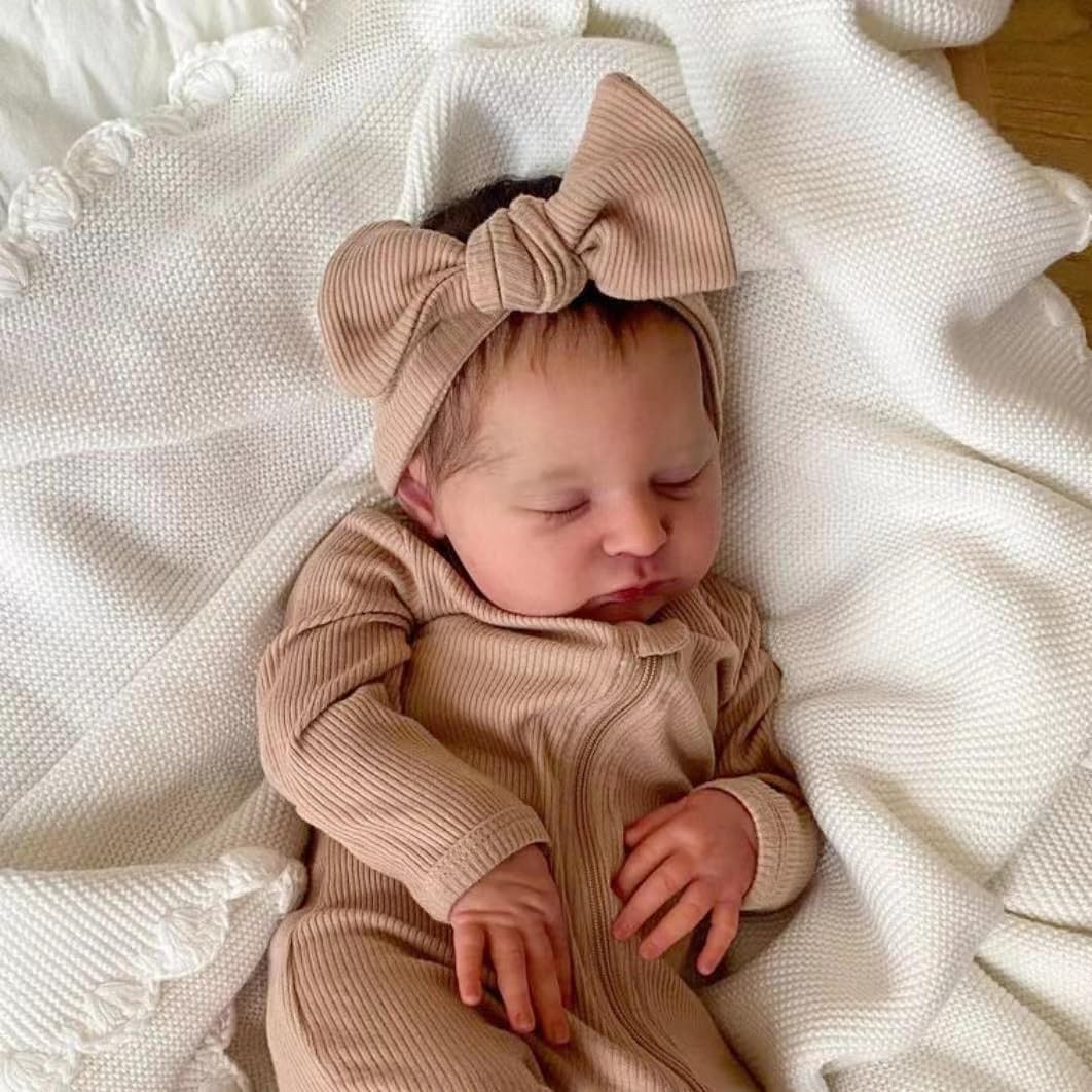 Кукла Zero pam Reborn Baby Girl 50 см Реалистичная кукла младенец Мягкое тело Волосы, фото №2