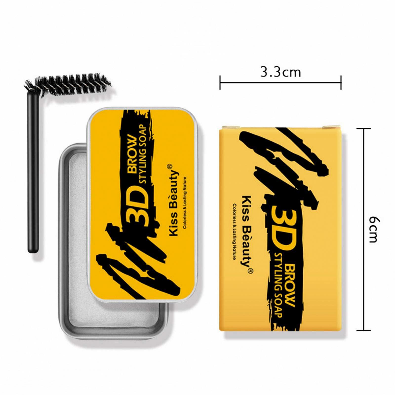 Віск для формування брів з пензлем Водостійкий для створення 3D брів, фото №5 Віск для формування брів з пензлем Водостійкий для створення 3D брів, фото №5