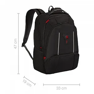 Рюкзак для ноутбука WENGER Carbon Pro Compact 16 дюймов Черный 653528 synthetic.ua - Фото 1