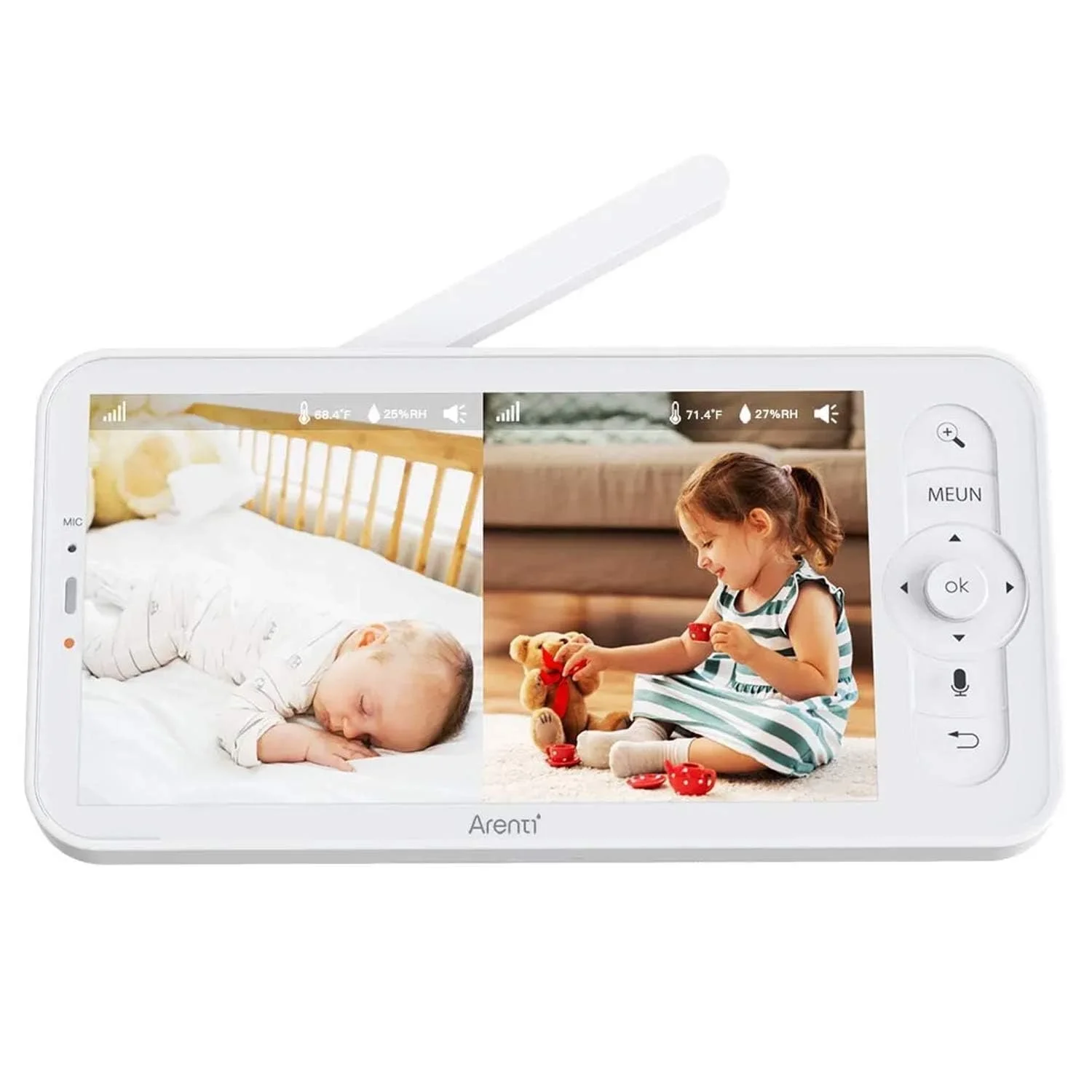 Відеоняня ARENTI AInanny B2 Kit Full HD 5" LCD Панорама та нахил Автоматичне відстеження, фото №3 Відеоняня ARENTI AInanny B2 Kit Full HD 5" LCD Панорама та нахил Автоматичне відстеження, фото №3