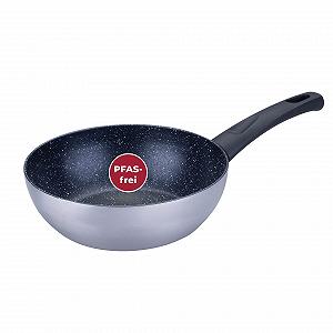 Сковорода-Wok FACKELMANN Essential Crisp 20 см, переработанный алюминий, керамическое антипригарное покрытие - Фото 1