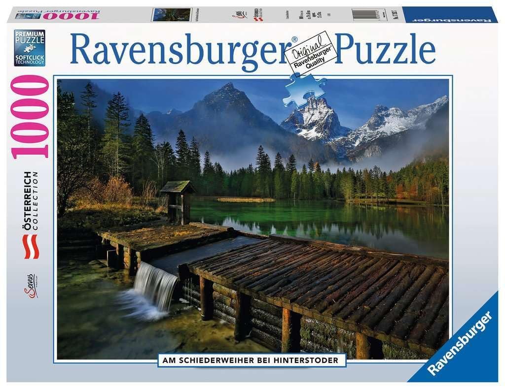 Пазл Ravensburger 17262 Schiederweiher bei Hinterstoder 1000 деталей для взрослых и детей от 14 лет, фото №1
