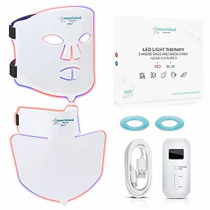 LED Маска для Лица и Шеи Nourished Bodynskin с Ближним Инфракрасным Излучением - Фото 1