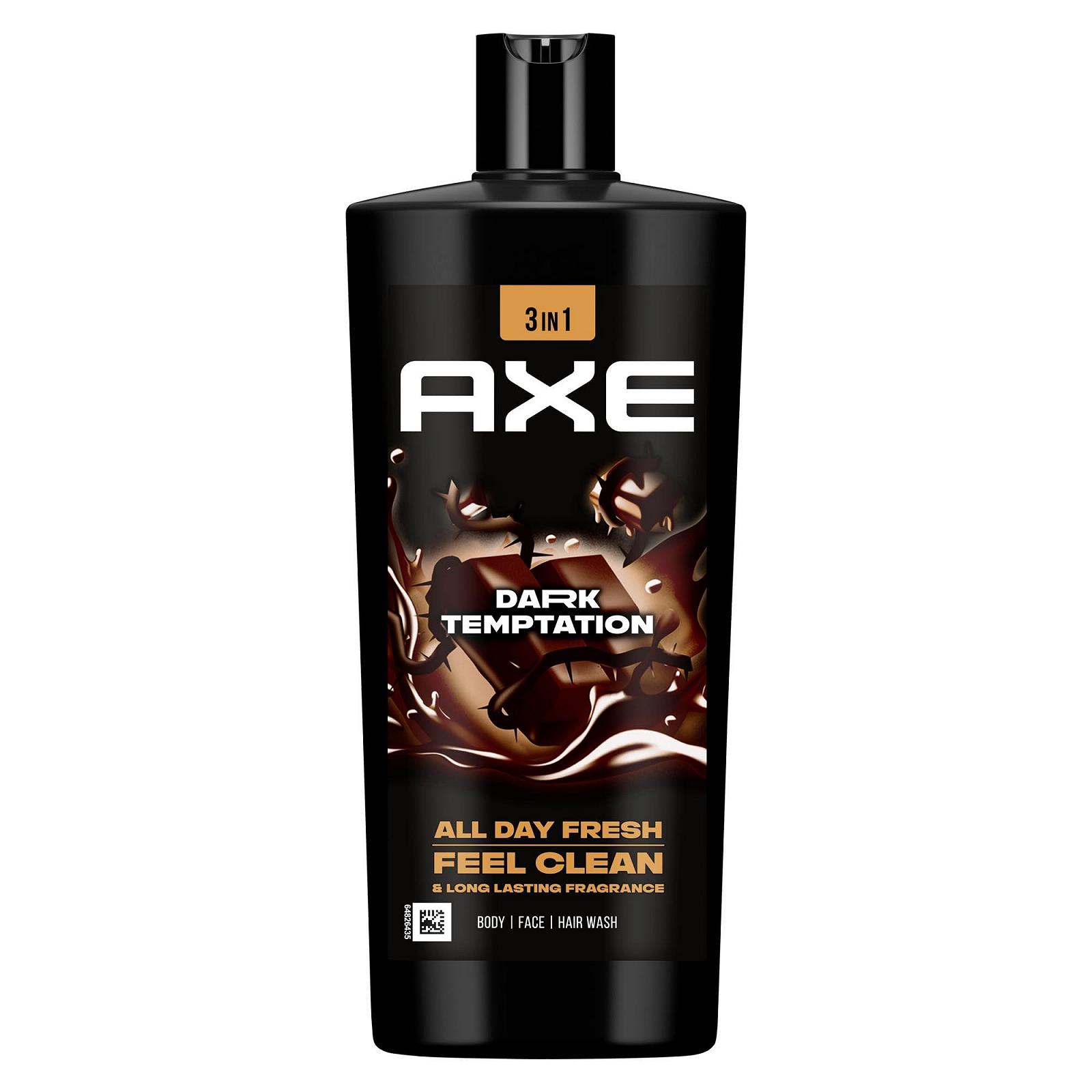 Гель для душа и шампунь Axe Dark Temptation XXL 3-в-1 700 мл, фото №1