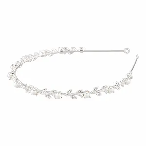 Обруч Свадебный Диадема Серебряная synthetic.ua - Фото 1