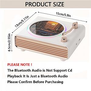Bluetooth Плеєр Музичний Портативний Desktop Player Bluetooth 5.0 Вбудований Подвійний HiFi Динамік synthetic.ua - Фото 1