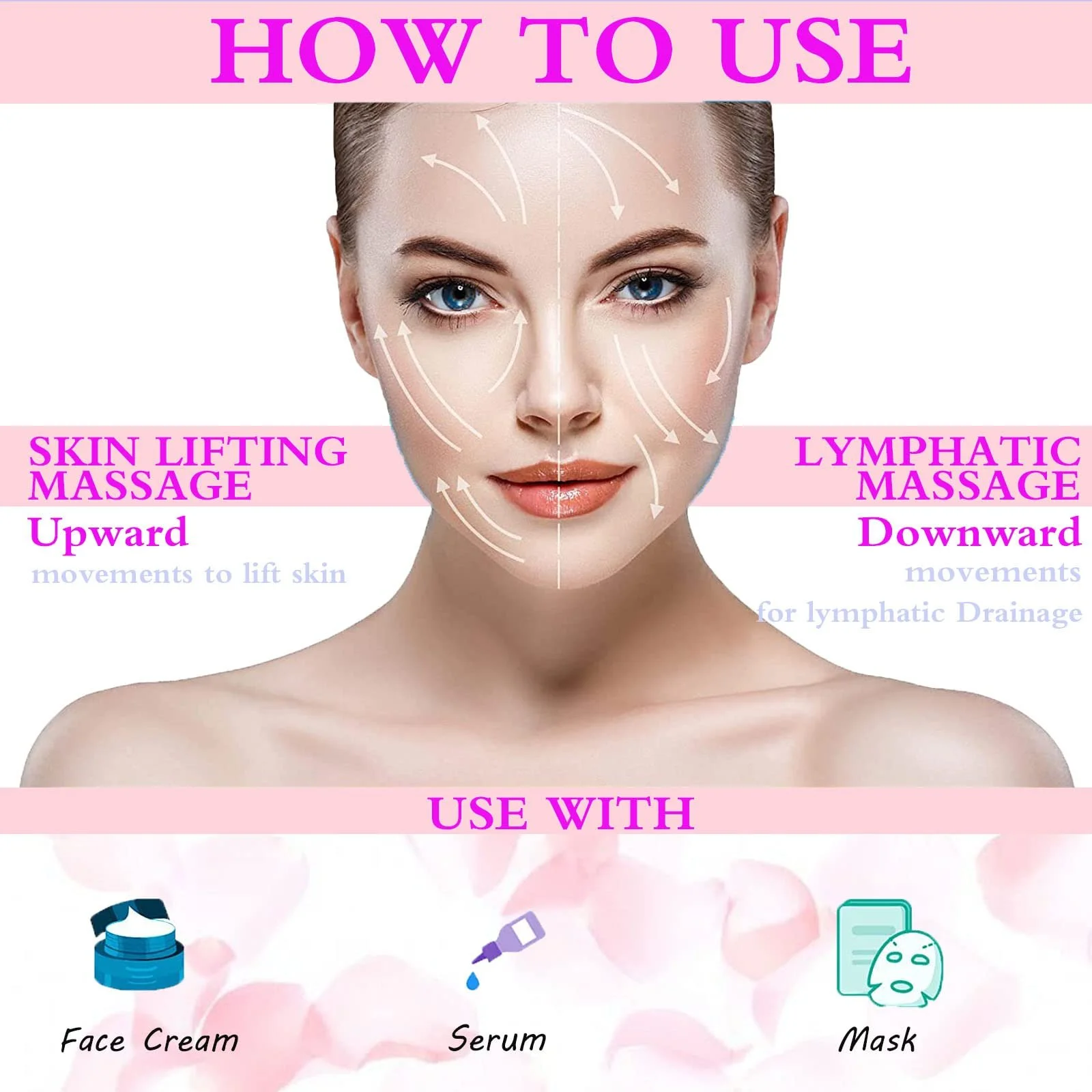 Роликовий масажер для обличчя Facial Ice Globes охолоджувальні кульки, фото №4