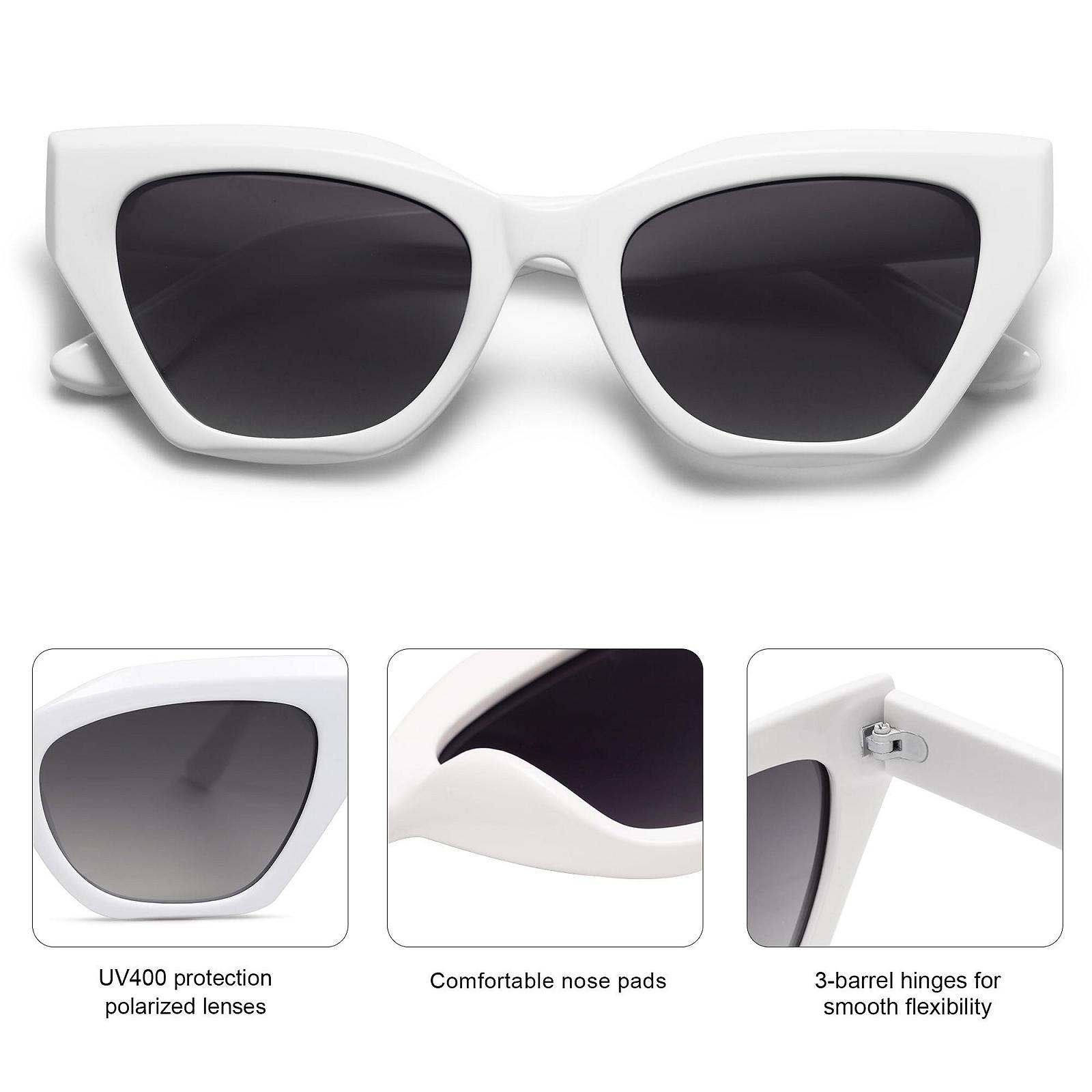 Солнцезащитные очки Кошачий глаз SOJOS SJ2235 Винтажные Женские Квадратные Поляризованные UV Protection Модные Ретро, фото №4 Солнцезащитные очки Кошачий глаз SOJOS SJ2235 Винтажные Женские Квадратные Поляризованные UV Protection Модные Ретро, фото №4