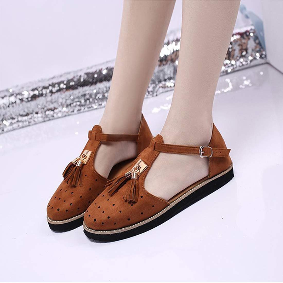 Літні туфлі CrEev Жіночі конопляні босоніжки на високих підборах для відпочинку, фото №3