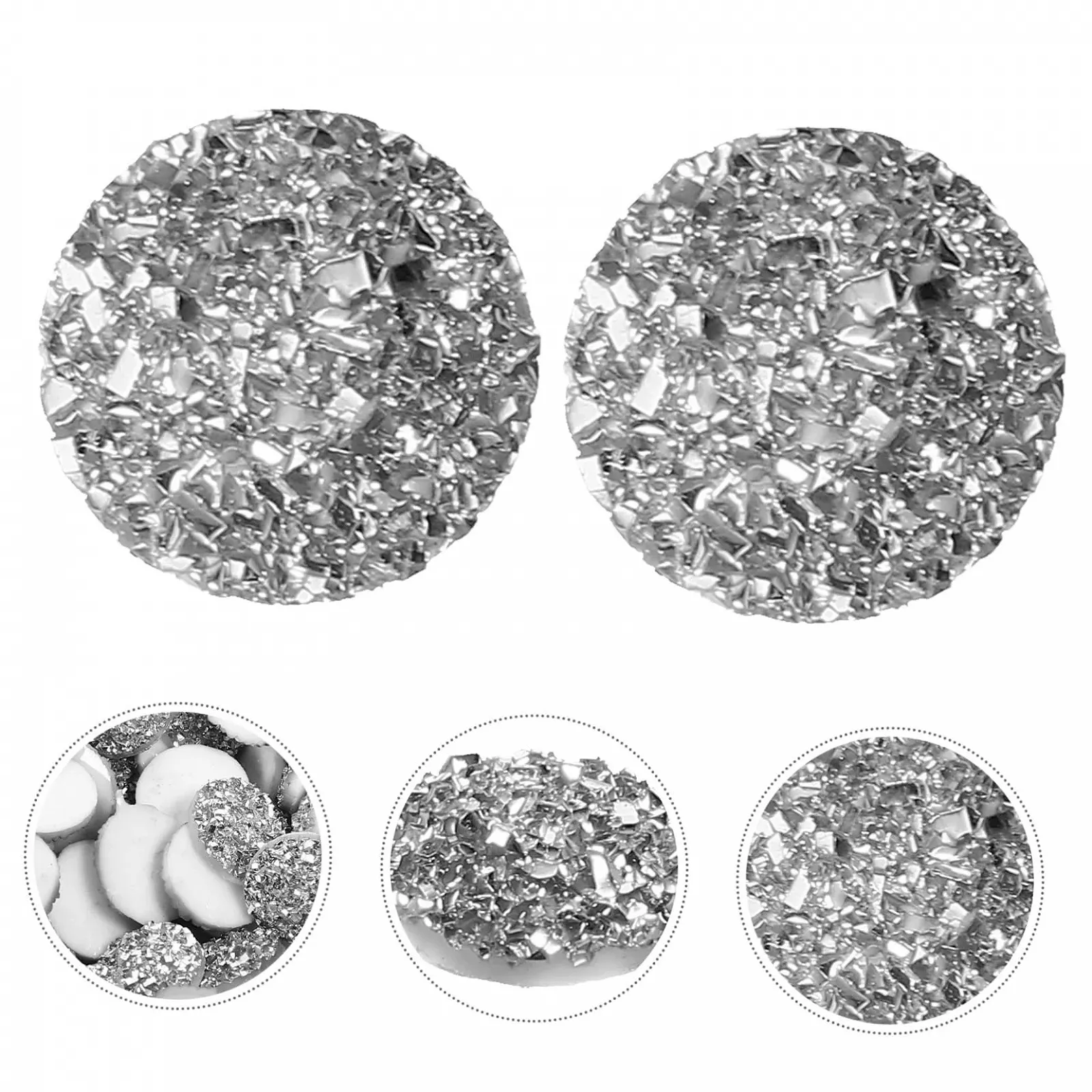 Стрази DECHOUS, 100 шт, для ювелірних прикрас, алмазні, для DIY, з плоскою задньою частиною, розсипні блискучі, фото №7