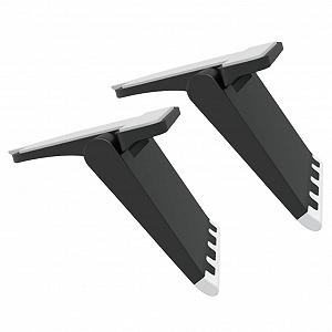 Охлаждающая Подставка для Ноутбука 2 шт Портативная Подставка для Ноутбука из Стабильных Материалов Незаметная Подставка для Компьютера для Лучшей Циркуляции Воздуха и Эргономичной Работы