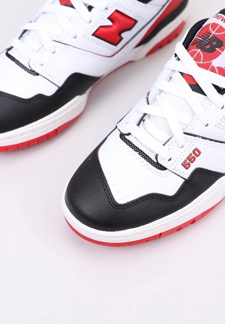 Кросівки New Balance 550 White Red Black, фото №4