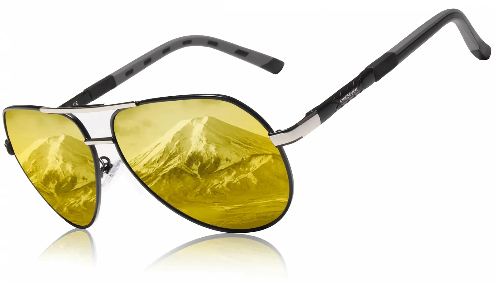 Солнцезащитные очки Kingseven Classic Military Aviator Polarised, фото №1