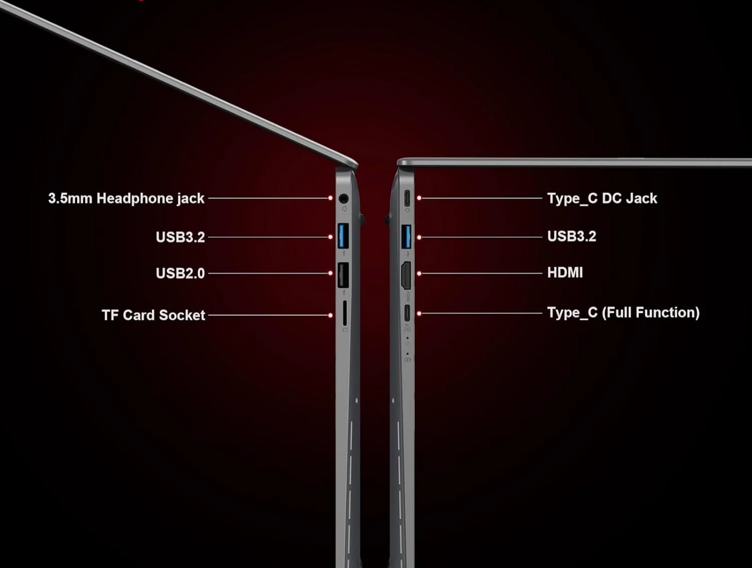 Ноутбук 16.1" ACEMAGIC AX16 Pro AMD Ryzen 7 5825U RAM 16GB SSD 512GB Windows 11 (UKR), фото №6