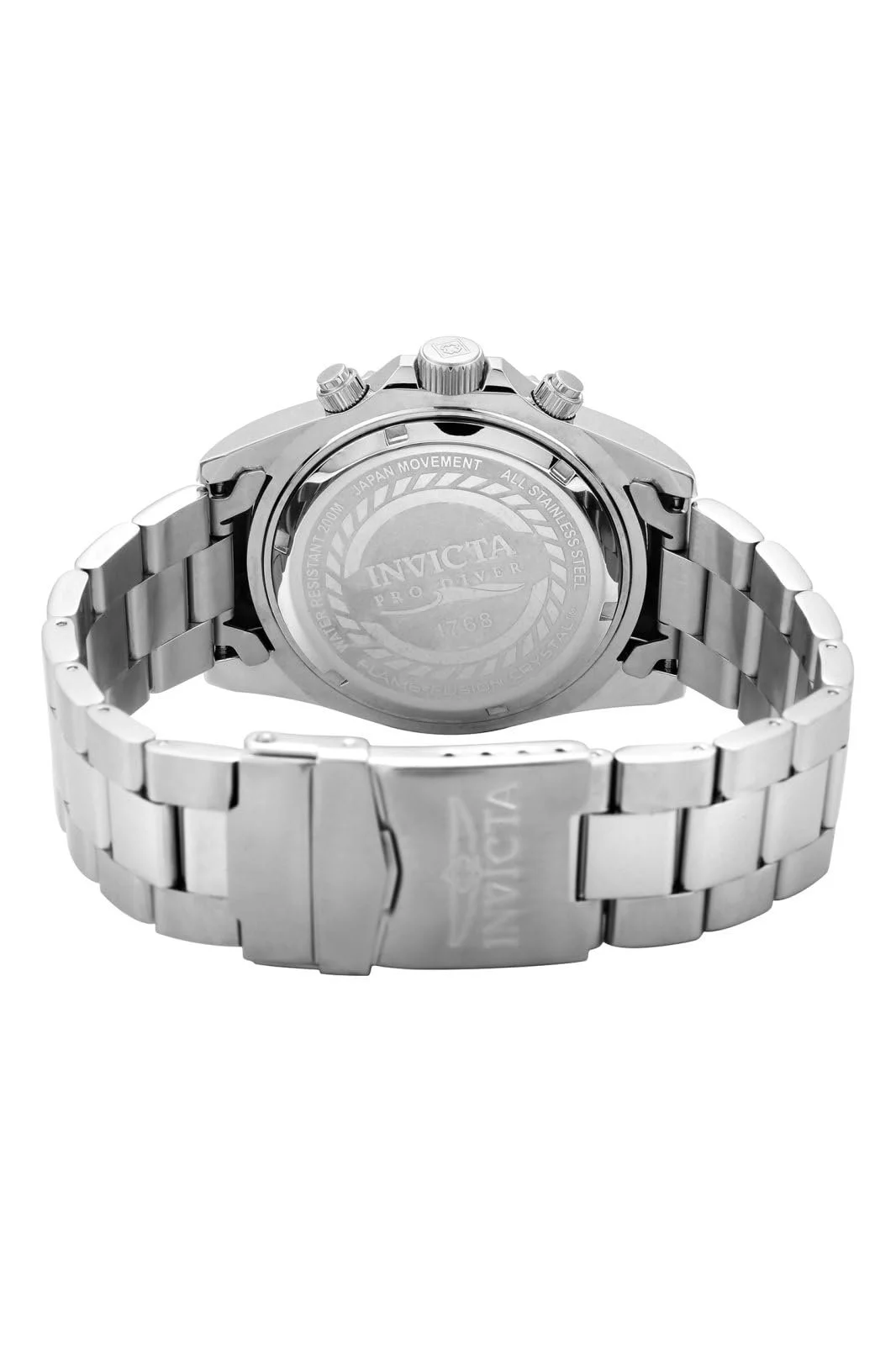 Часы наручные Invicta Pro Diver Мужские 1768 Кварцевые Черный циферблат, нержавеющая сталь, фото №7 Часы наручные Invicta Pro Diver Мужские 1768 Кварцевые Черный циферблат, нержавеющая сталь, фото №7