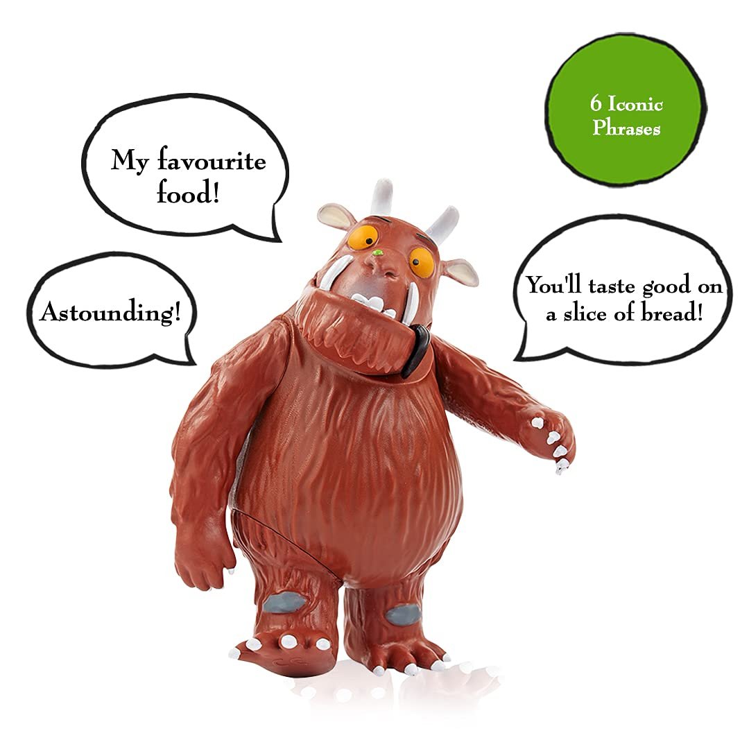 Игрушечная фигурка Груффало Julia Donaldson, подвижная, говорящая, со звуками, 12 см, фото №5