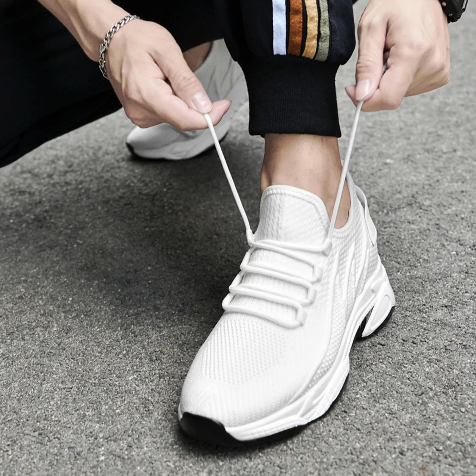 Кроссовки Elevate Shoes Мужские 10 см Серый, фото №2