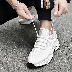 Кроссовки Elevate Shoes Мужские 10 cm, Мужские кроссовки с лифтом, Невидимое увеличение роста, Более высокие кроссовки, Повседневная сетка, Дышащие кроссовки для ходьбы для мужчин 1 synthetic.ua - Фото 1