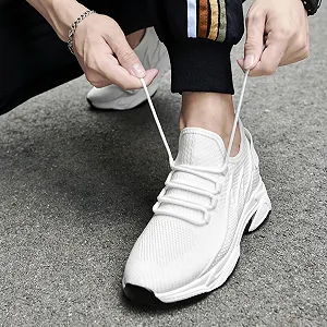 Мужские кроссовки Elevate Shoes 10 cm для увеличения роста, невидимая вставка, дышащие сетчатые кроссовки для ходьбы, мужские synthetic.ua - Фото 1