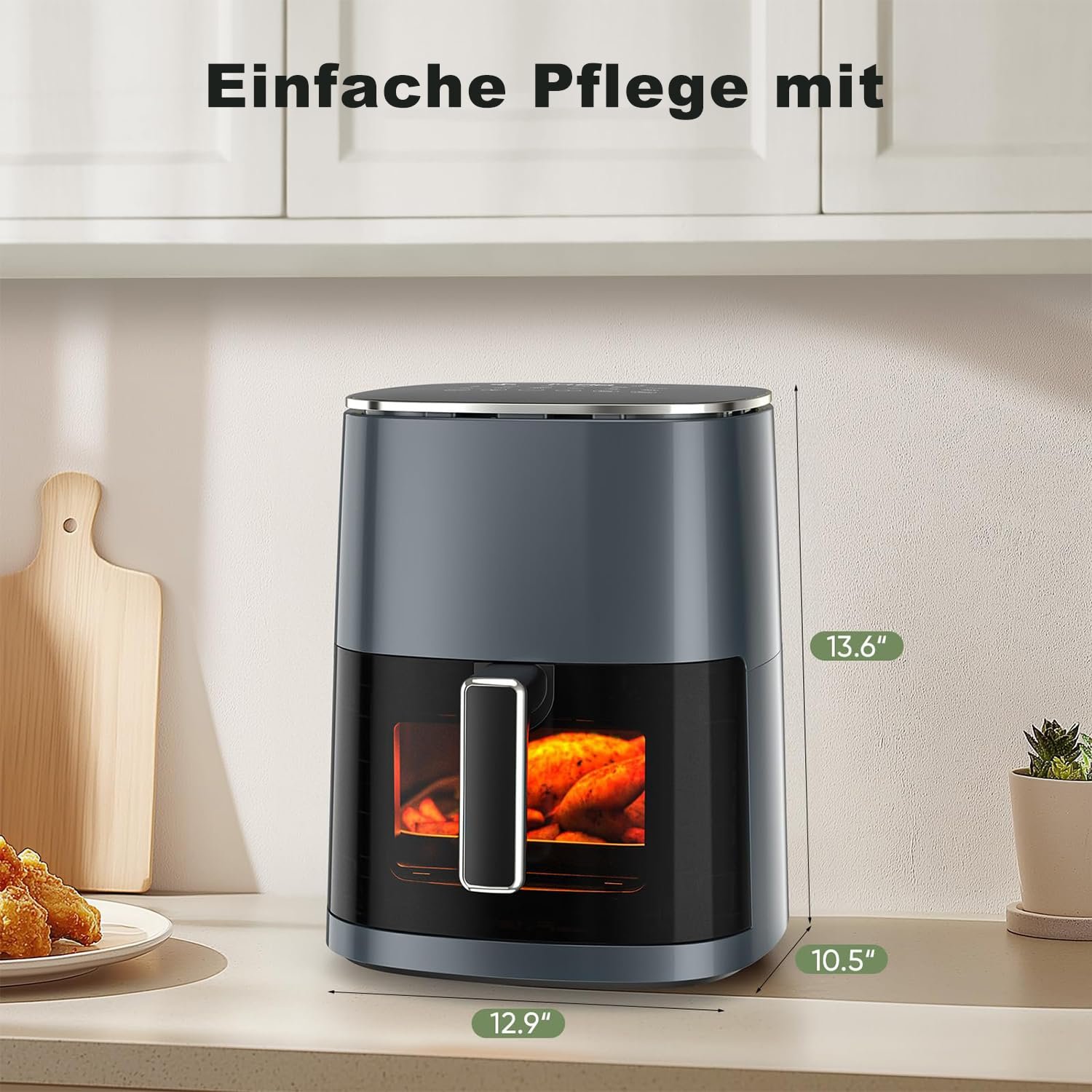 Мультипіч DUMOS 6QT з вікном 12-в-1 400°F Rapid Air Crispy Technology для запікання та дегідратації, фото №7 Мультипіч DUMOS 6QT з вікном 12-в-1 400°F Rapid Air Crispy Technology для запікання та дегідратації, фото №7