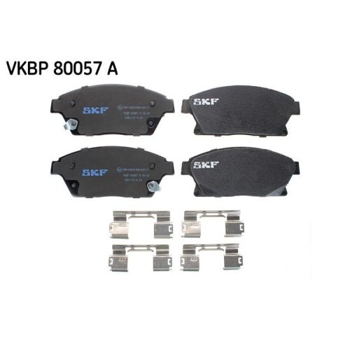 Комплект тормозных колодок, дисковый тормоз SKF VKBP 80057 A для OPEL VAUXHALL CHEVROLET, фото №2