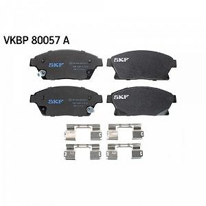 Комплект тормозных колодок, дисковый тормоз SKF VKBP 80057 A для OPEL VAUXHALL CHEVROLET synthetic.ua - Фото 1