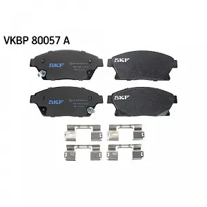 Комплект гальмівних колодок, дискове гальмо SKF VKBP 80057 A для OPEL VAUXHALL CHEVROLET synthetic.ua - Фото 1
