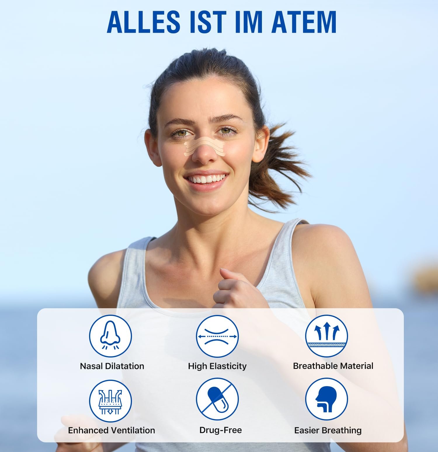 Пластыри от храпа, 50 шт, Сверхпрочные, Для лучшего дыхания во время спорта и улучшения качества сна., фото №8