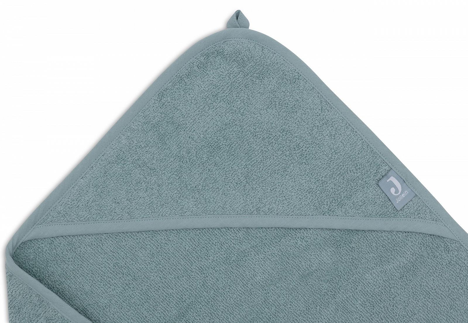 Рушник с капюшоном Jollein Frottee Sea Green, 75x75 см, фото №4