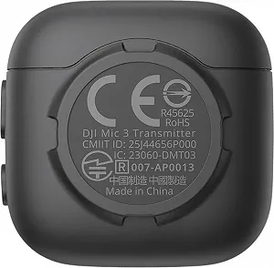 Мікрофон-трансмітер DJI Mic 3 Чорний synthetic.ua - Фото 1