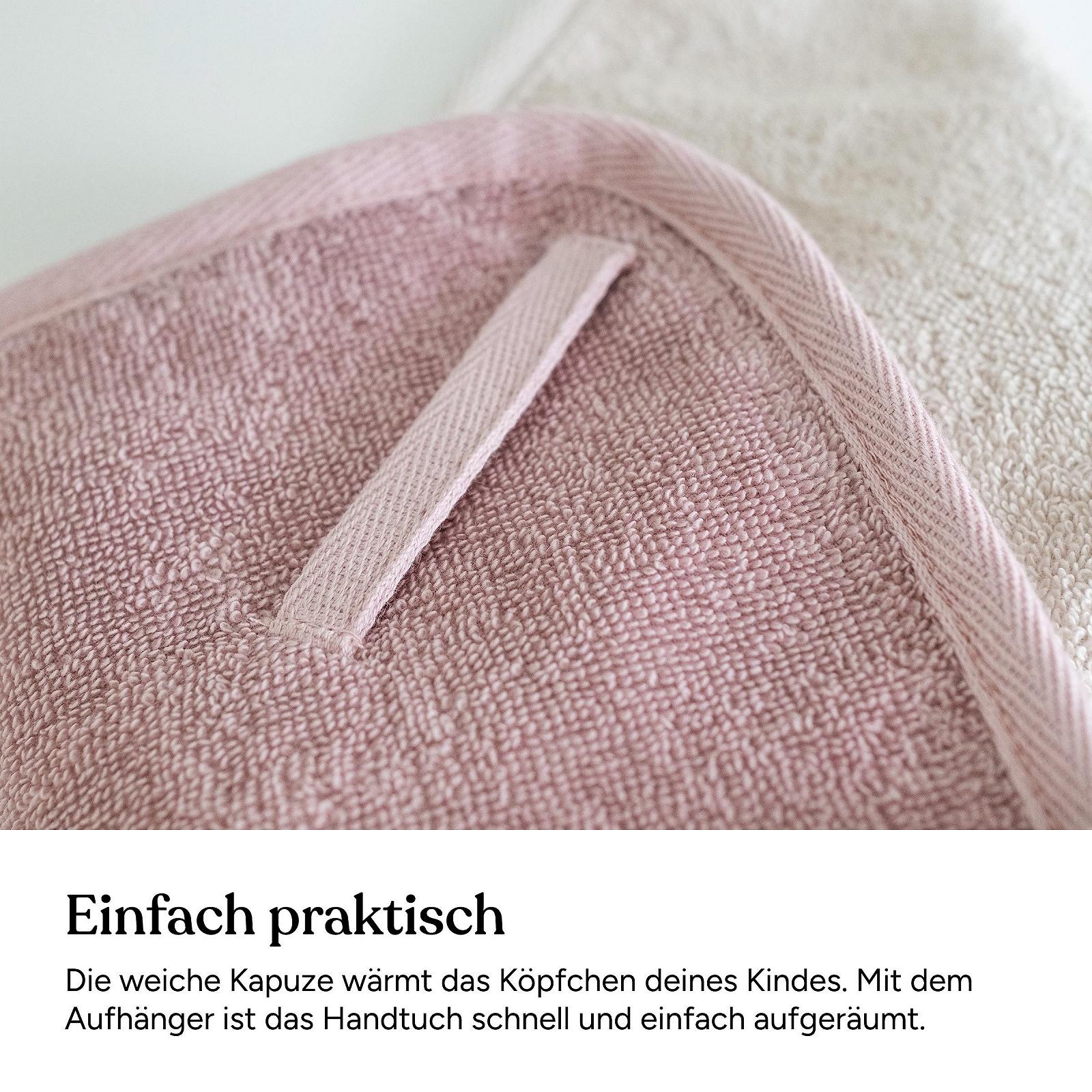 Полотенце с капюшоном Ehrenkind® детское 100 x 100 см, бежевый, фото №7