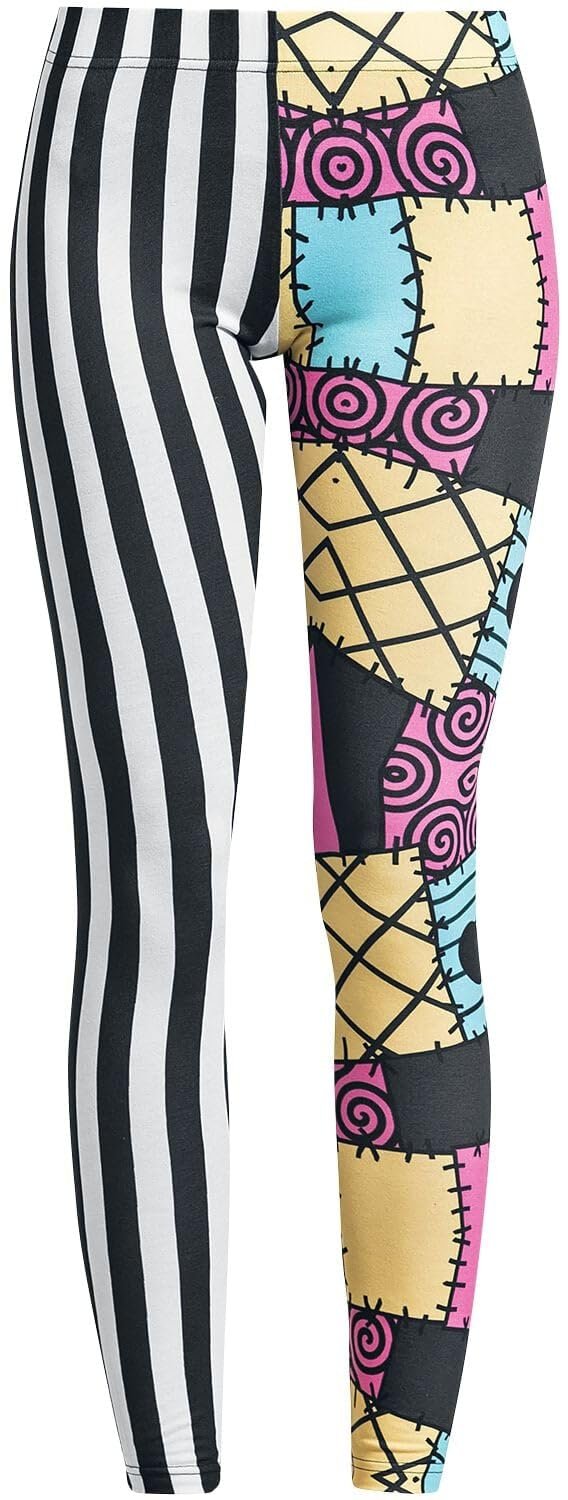 Леггинсы Jack Skellington & Sally The Nightmare Before Christmas Женские Разноцветные, фото №1