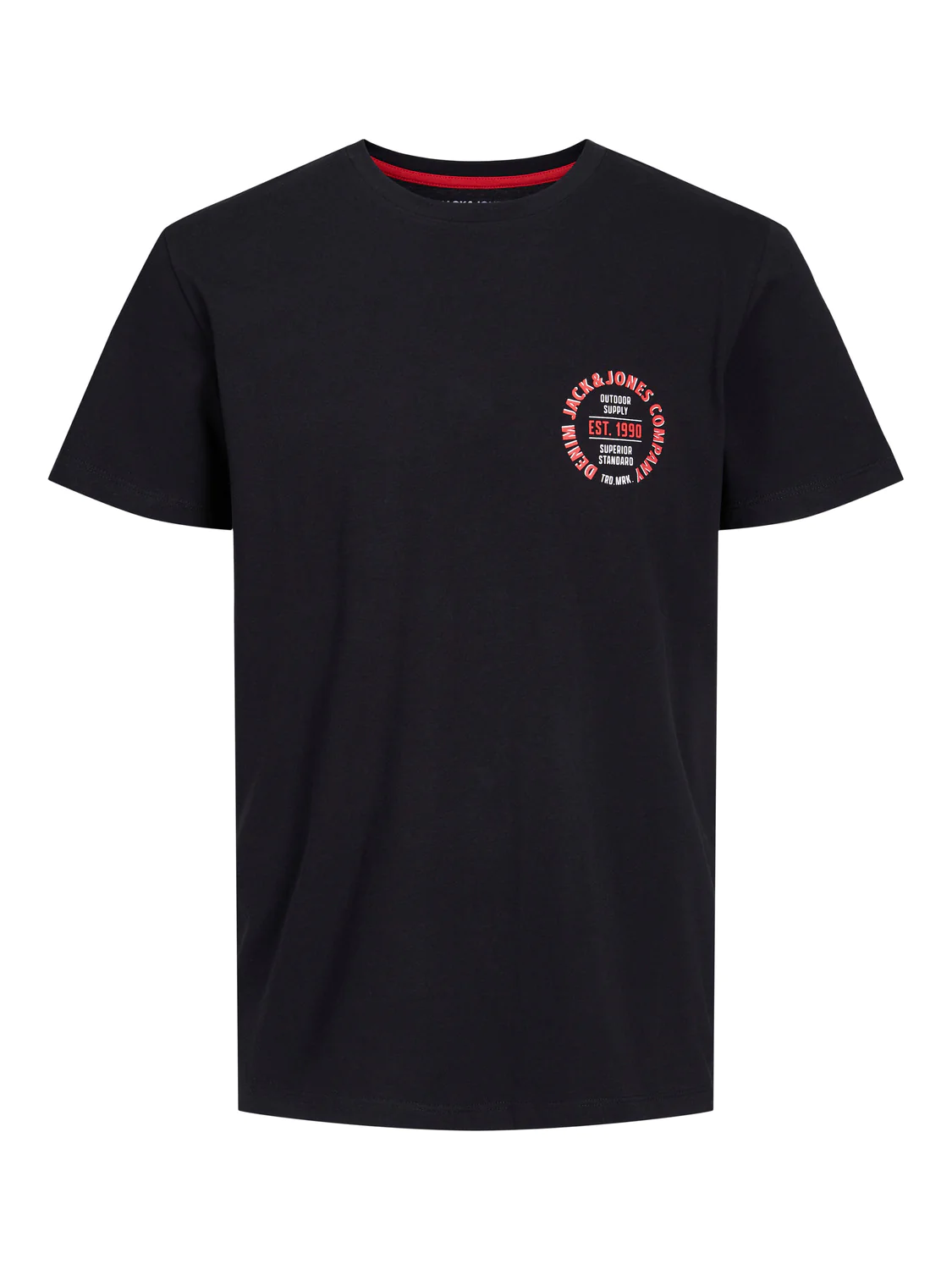 Футболка Jack&Jones TEE SS CREW NECK 12222339 Чёрный L, фото №1
