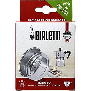 Фильтр воронка для Bialetti на 2 чашки Imbuto гейзерной кофеварки synthetic.ua - Фото 1
